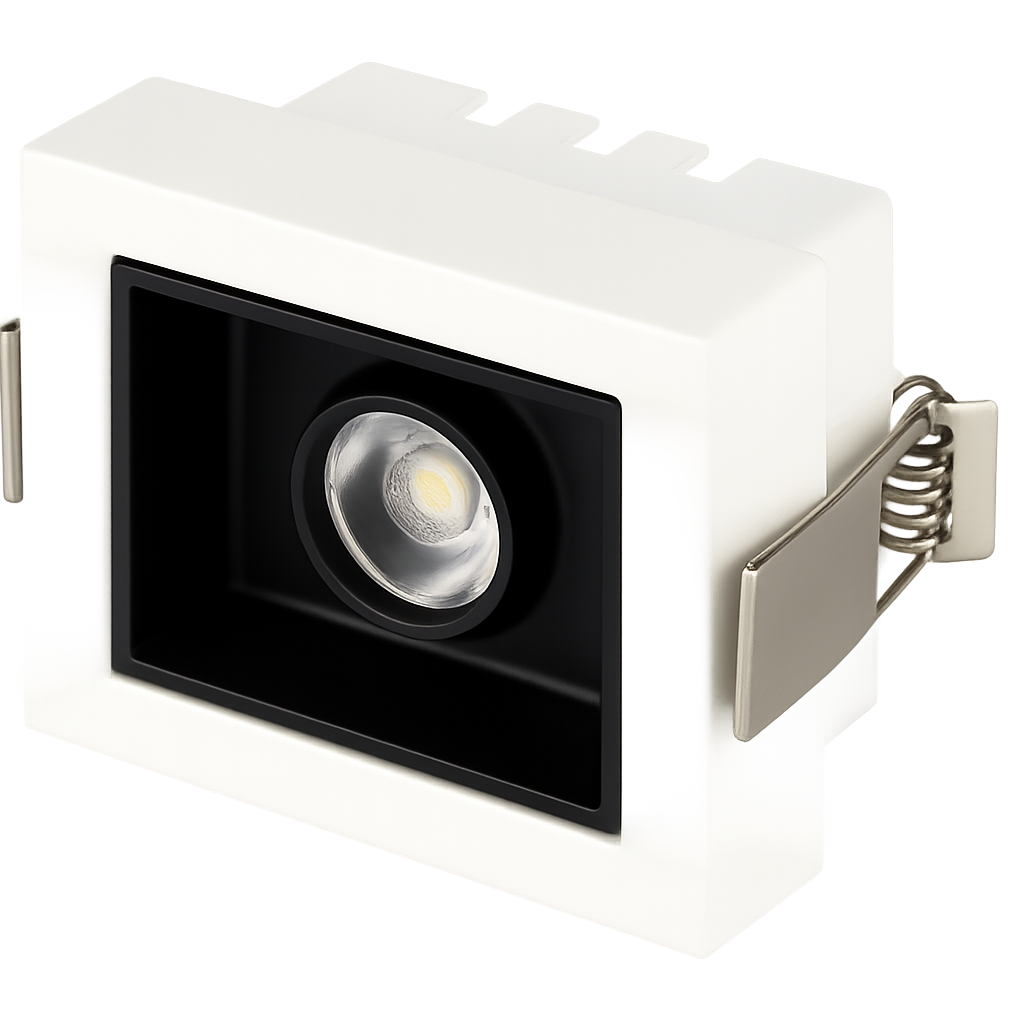 LUMINÁRIA EMBUTIR PONTUAL LED 3W 2700K 24° 240LM Ø4,5CM BRANCO LD4681BRBR/1