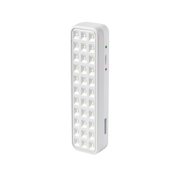 Luminária de Emergência LED 2W 6500K Bivolt Branca (AUT 4147)