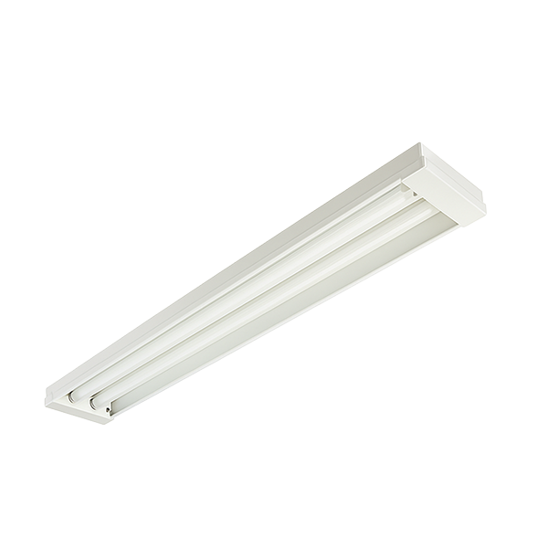 Luminária Sobrepor 2xT8 com Refletor em Chapa Branca 55x150x1250mm (SB 4090)