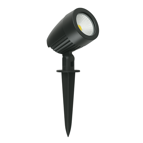 Espeto de Alumínio para Jardim IP65 LED 7W 3000K Bivolt Preto (AR 7701)