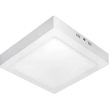 LUMINARIA ALUMINIO SOBREPORR QUADRADO LED 36W 2700K BIV 400X400MM BRANCO (20418)