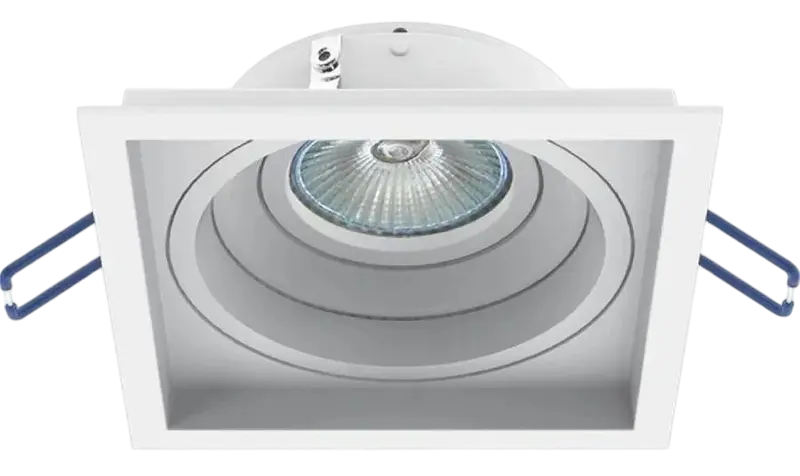 Spot Alumínio No-Frame Embutir Recuado Fixo 1xGU10 Branco - IL4718