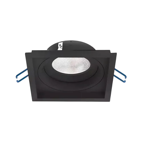Spot Alumínio Micro Borda Embutir Recuado Orientável 1xGU10 Preto - IL4706