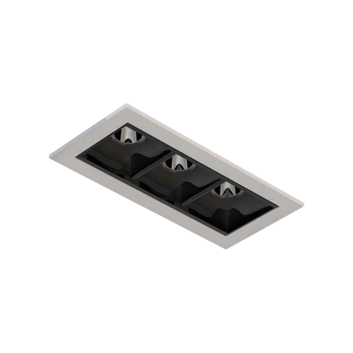 Luminária Embutir Pontual LED 7W 2700K 48° 510lm Bivolt 95x45x34mm Branco/Preto - 4992.MA.S