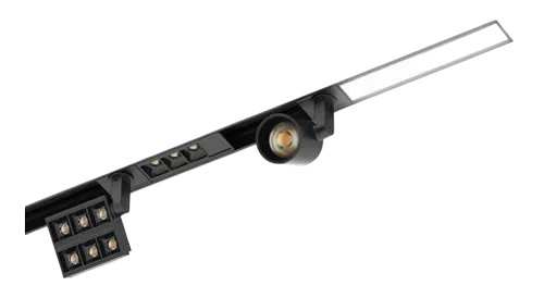 Perfil Alumínio Embutir Magnético 54x34x2000mm Branco - ACS.5192